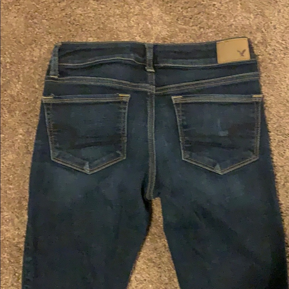 American eagle skinny kick jeans